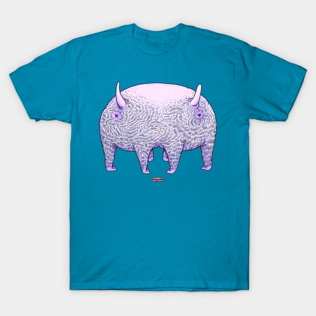 Anteater-butt Pooch T-Shirt by tom af brockbrock